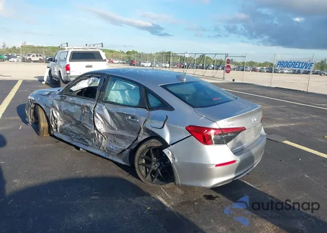 2023 Honda Civic Sport z USA, uszkodzony, nr VIN 2HGFE2F59PH561461